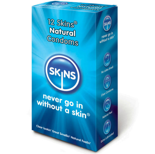 SKINS - Pack de préservatifs naturels 12 unités